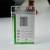 Conjunto de cartões transparente conjunto de cartões cartão de trabalho crachá conjunto de cartões à prova d'água cartão de trabalho conjunto de cartões conjunto de cartões de certificado Atacado