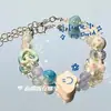 Pulsera Arcoíris Veraniega Dopamina Fresca Colorida Nicho Estrella 2024 Nueva de Moda para Mejores Amigas Xiaohongshu