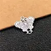 Plata de Ley S925 Chapado en Oro Grueso de 24K Piezas de Conexión de Dos Agujeros Artesanía de Oro Antigua Pulsera Tejida Cuerda para Collar Accesorios DIY