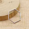 20X20Mm 0.9g Acessórios de Roupa Multicor Pingente Animal Voador Pingente Hexagonal em Favo de Mel