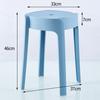 Banco de Plástico para el Hogar Apilable Banco Ciclón Simple Sala de Estar Mesa de Comedor Banco Redondo Portátil Banco Molino de Viento Banco Creativo