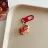 Lindo Caballito de Dibujos Animados Año del Caballo Llavero Colgante Decoración Creativa para Bolso Accesorio para Mochila de Estudiante Pequeño Regalo de Año Nuevo