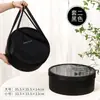 Maceta portátil con apertura para ventana, Empaque de ramo de frutas y flores, Caja vacía, Caja de regalo redonda, Materiales florales para manualidades
