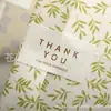 20 pegatinas) sello cuadrado de gracias atmósfera simple pegatinas decorativas pegatinas para empaque de repostería