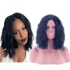 Nueva peluca europea y americana para mujer, trenza de maíz dividida, red caliente rosa, gorro de fibra química, venta al por mayor. Pelucas en stock de fábrica