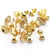 Punto 316L protección ambiental acero inoxidable médico tapones para los oídos cuadrados hebilla de mariposa pendientes multicolor accesorios de joyería DIY