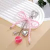 Novo Pingente de Corda de Nylon Dopamina para Bolsa de Arco Pingente Versátil Decoração de Menina Doce Pingente de Bolsa Acessório de Chaveiro