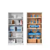 Archivero de Gama Alta, Gabinete de Metal, Gabinete de Oficina con Cerradura, Gabinete de Almacenamiento Multicapa Gris y Blanco, Archivero, Gabinete de Almacenamiento