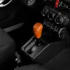 Adecuado para 25 modelos de Suzuki Jimny Nomade, pomo de palanca de cambios de cuero para modificación interior del Jimny