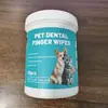 Toallitas para Limpieza Dental de Mascotas Fundas para Dedos Cepillos de Dientes Desechables Transfronterizos para Gatos y Perros Toallitas Limpiadoras Desodorantes Bucales