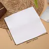 Lenço Liso Branco Puro 20cm, Lenço de Algodão Puro Mais Vendido no Exterior, Estilo Fino Nostálgico Antigo, Lenço Absorvente e para Limpar Suor