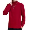 Otoño e invierno 2023 Nueva ropa interior de cuello medio estilo coreano de moda suéter de cuello alto medio suéter suéter camisa básica suéter
