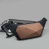 Nueva Bolsa de Cintura para Motociclista para Hombre con Diseño de Concha Prensada Ev, Bolso Cruzado Casual con Estilo, Mochila Pequeña de Moda para Ciclismo