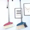 Set de Escoba Engrosada con Escoba de Plástico, Recogedor, Mango de Acero Inoxidable, Escoba para Barrer la Sala de Estar, Escoba y Recogedor para el Hogar Combo