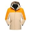 Chaqueta polar de montañismo impermeable, resistente al viento y al aire libre, extraíble, con logotipo de Charge Clothes Work Clothes, tres en uno
