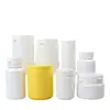 Botella de Boca Desprendible 150g 120ml Botella de Xilitol Tapa Flip-Top Botella Blanca de Plástico Espesado Botella de Polvo Dental Pe100Ml