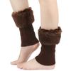 Calcetines de Punto Transfronterizos Cortos con Doblez Cubrepiernas Mao Mao Otoño e Invierno Cálidos de Punto Lana Cubrebotas Navidad Cubrepantorrilla