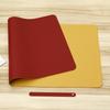 Tapete de Mouse Grande de Couro em Estoque, Pad para Mesa de Escritório, Impermeável e à Prova de Óleo, Simples para Mesa de Negócios, Mesa de Computador Personalizável