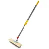 Cepillo de alambre con mango telescópico para limpieza de pisos, cepillo de cerdas duras para eliminar musgo del jardín, cepillo de cerdas duras para limpiar azulejos del piso del baño y del inodoro