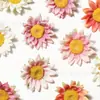 Flor simulada de 9 cm Girasol Girasol Suministros decorativos DIY Guirnalda Material de sombrero de paja Hogar Accesorios de decoración de boda