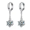 Pendientes de plata de ley con incrustaciones de diamantes estilo coreano para mujer, sencillos y dulces, modernos y elegantes, pendientes de diseño largo exquisitos
