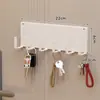Prateleira de Absorção Magnética Atrás da Porta de Entrada, Prateleira sem Furos para Hall de Entrada, Organizador de Guarda-chuvas, Prateleira para Pendurar Bolsas e Chaves