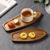 Bandeja de Té de Madera de Acacia Japonesa Bandeja para Cafetería Cocina Hogar Plato de Frutas Bandeja Multifuncional Bandeja para Tazas de Té