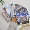Postal Beagle Bronceado Reverso Láser Boleto Tarjeta de Juego Estrellas Perladas Impresión de Tarjeta Cuadrada Impresión de Tarjeta Pequeña