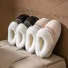 Pantuflas de Felpa y Algodón para Mujer para Invierno, Uso en Interiores en Casa, Suela Gruesa, Antideslizantes, Forradas de Felpa, Engrosadas, Adecuadas para Uso en Exteriores, Pantuflas Cálidas para Maternidad