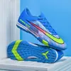 Zapatos de fútbol de caña baja 17 Putian transfronterizos para hombres y mujeres, con tacos para estudiantes y adultos, para entrenamiento en césped artificial, zapatos de fútbol AG con tacos largos