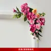 Decoração de Quarto de Casamento Enfeites Pendurados para a Porta do Quarto do Noivo com Flores Artificiais para Decoração de Canto da Porta do Quarto da Noiva Usando Flores Artificiais