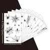 Novedad en Stock Serie Transfronteriza de Arañas de Halloween Pegatinas de Tatuaje Fiesta Festival Tatuajes de Mano de Araña 3D