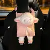 Caja de Pañuelos de Coche de Dibujos Animados Bolsa Colgante de Pañuelos para Coche de Oveja Linda Caja de Pañuelos Colgante para Coche Muñeco de Peluche