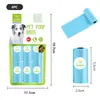 Sacos de Lixo Ecológicos Totalmente Degradáveis Nunbell Transfronteiriços, Sacos Espessos para Resíduos de Animais de Estimação, Sacos para Fezes de Gatos e Cachorros
