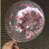 Transfronteiriço 12 polegadas Eletrostático Lantejoulas de Confete de Papel Alumínio Transparente Látex Balão Bastão de Mão Dia das Mães Celebridade da Internet Atmosfera Flutuante