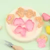 Molde para Galletas de Simulación de Arcilla Serie Gestos, Molde de Presión de Dibujos Animados Saludo de Manos, Herramienta de Horneado DIY
