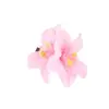 Pinza para el Cabello de Orquídea de 2 Piezas Más Vendida Transfronteriza, Accesorio para el Cabello de Flor Tropical Hawaiana de Primavera y Verano para Vacaciones en la Costa, Adorno para el Cabello de Flor Artificial de Tela