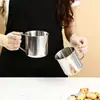 Taza de Acero Inoxidable 304, Taza de Agua para Jardín de Infancia, Taza de Agua Infantil Antiescaldaduras para Estudiantes, Taza Plegable para Exteriores, Taza de Camping