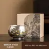 Juego de Té Kung Fu de Alta Gama Chapado en Plata Año del Dragón Taza Única Gran Capacidad Taza de Maestro para Hogar Oficina Regalo Taza de Té al por Mayor