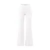 Pantalones Deportivos de Yoga Casuales con Cintura Cruzada, Nuevo Estilo Primavera, Versátiles Elásticos Ajustados de Color Sólido Pierna Recta, Pantalones Largos hasta el Suelo