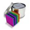 Quebra-cabeça mágico buckyball contas magnéticas descompressão criativo presente DIY 3/5mm cor 1000 brinquedo bola magnética