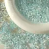 Colores de primavera y verano lazo cuentas de vidrio transparente DIY pulsera hecha a mano collar cuentas materiales para joyería venta al por mayor
