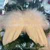 Ventas Directas de Fábrica Decoración Colgante de Alas de Plumas para Árbol de Navidad Accesorios de Ropa para Muñeca Mini Barbie