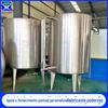 Tanque de armazenamento de líquido horizontal de grau alimentício 10 T tanque de aço branco para armazenamento de vinho grande tanque de aço inoxidável para armazenamento de produtos químicos