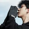 Guantes de Punto de Invierno para Hombre, Guantes de Lana Forrados de Felpa para Ciclismo, a Prueba de Frío, a Prueba de Viento, Antideslizantes, Pantalla Táctil, Guantes Cálidos para Estudiantes