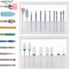Cabeça de Polimento para Nail Art Conjunto de Aço Tungstênio Revestido de Titânio Cabeça de Lixadeira Remoção de Cutícula Conjunto de Ferramentas de Polimento Conjunto de Ferramentas para Nail Art