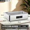 Fogão de Buffet em Aço Inoxidável, Fogão Elétrico para Pratos Quentes de Cantina, Panela Térmica Transparente com Tampa Articulada, Fogão de Aquecimento para Café da Manhã de Hotel