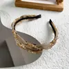 Nuevo Exquisito Aro para el Cabello Trenzado Retorcido, Aro para el Cabello Trenzado Alto en la Parte Superior del Cráneo, Horquilla con Aro para el Cabello Trenzado de Cadena Retro de Alta Gama al por Mayor