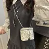 Nova Bolsa Caixinha da Moda e Versátil Estilo Coreano para Mulheres, Corrente de Losango, Bolsa Transversal Casual Personalizada para o Dia a Dia, Elegante de Alta Qualidade