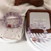 Pulsera Nueva de Moda Estilo Antiguo de Amatista Natural y Lepidolita Rosa, Regalo del Festival Qixi para Mejores Amigos